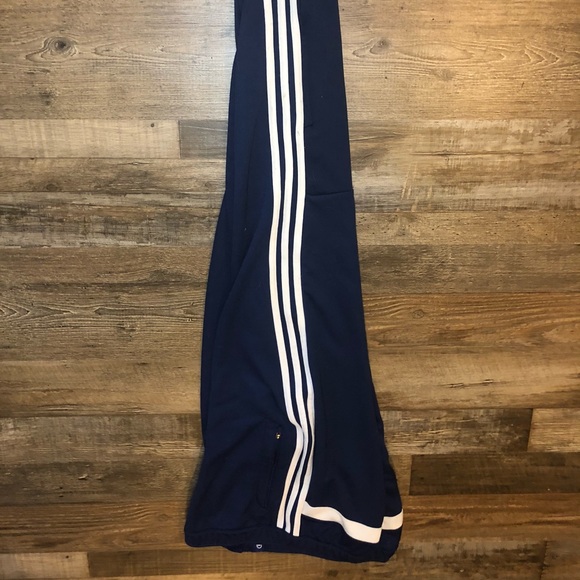 Adidas navy blue sweat pants - Picture 2 of 4
